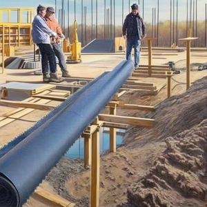 Современная водонепроницаемая геомембрана из ПНД толщиной 1,0-2,0 мм, с защитой от УФ-излучения, гарантия 5 лет, модель QY-GEO-3, для бассейнов, прудов, крыш, плотин - Product Image 3