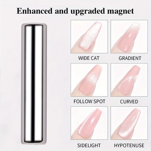Stylo magnétique pour gel œil de chat, pour nail art, gel polish, peinture d'ongles 3D œil de chat, aimant puissant, outils de manucure DIY - Product Image 3