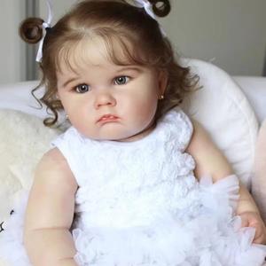 Vente en gros de poupées <span class=keywords><strong>reborn</strong></span> en silicone souple de 50 cm pour filles, jouets de 20 pouces, peau peinte en 3D, poupées <span class=keywords><strong>reborn</strong></span> réalistes pour filles - Product Image 4