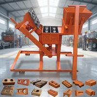 Petit moule de formage de briques autobloquantes, machine à fabriquer des briques autobloquantes en terre cuite