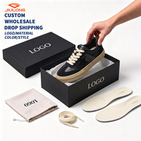 Chaussures pour hommes avec logo personnalisé, baskets de sport en cuir et daim, chaussures décontractées basses, vente en gros d'usine, dropshipping, Zapatos Casuales Hombre