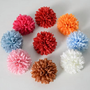 Kunstbloemenbal Chrysanthemum Kop Ping Pong Chrysanthemum voor Huis en Bruiloft Kunstbloemen Zijden Bloemen - Product Image 5