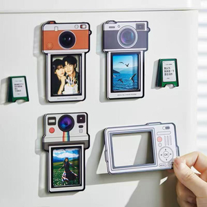 Imanes para Refrigerador, Marcos Magnéticos Pequeños para Fotos <span class=keywords><strong>Polaroid</strong></span>, Adhesivos Decorativos para Puerta de Refrigerador - Product Image 4