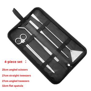 현대 스테인레스 스틸 수생 식물 핀셋 모래 삽 조류 스크레이퍼 야외 수족관을위한 어항 조경 도구 세트 - Product Image 6