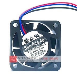Ventilador de Alarma para Inversor San Ace 40 109P0424H7D01 DC 24V 0.08A 4015 RPM - Product Image 3