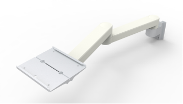 Adjustable Aluminum Medical Support Arm with 500mm Double Arm & 180° Horizontal Rotation