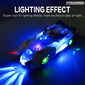 Voitures de police électriques transformables pour enfants, jouets pour garçons avec lumière et musique - Product Image 3