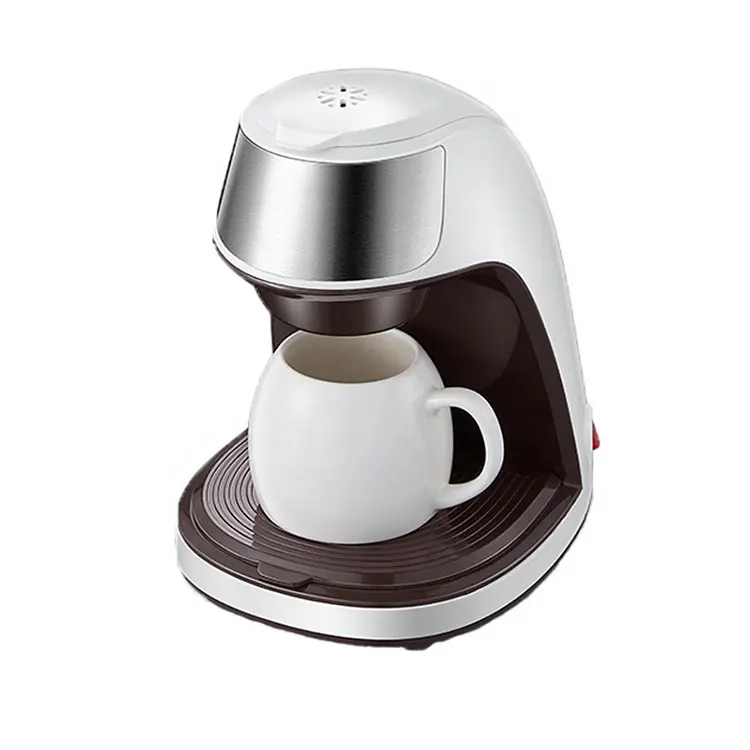 Caffettiera 2-In-1 macchina da caffè a tazza singola combinazione di tazze da viaggio, macchina da caffè a goccia personale portatile