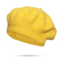 Bérets classiques en laine pour femmes, fabriqués sur mesure, casquettes féminines multicolores, couleur unie, légers et respirants