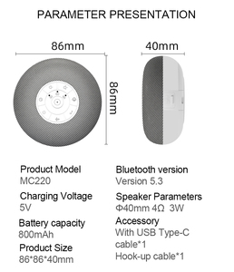 El <span class=keywords><strong>Mejor</strong></span> Regalo para Bebés, Altavoz Bluetooth con 40 Sonidos Relajantes, Diseño Moderno, Material <span class=keywords><strong>de</strong></span> PC, Máquina <span class=keywords><strong>de</strong></span> Ruido Blanco y Luz Nocturna Cálida - Product Image 6