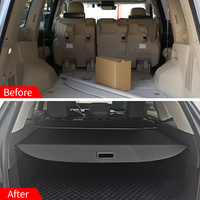 Accessoires de décoration intérieure pour Toyota Land Cruiser LC300, couverture de coffre rétractable, amélioration de l'intérieur du Land Cruiser portable