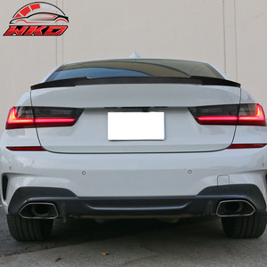 Convient pour BMW G20 Série 3 G80 M3 19-26 Style M4 Spoiler de coffre Noir mat - Product Image 2