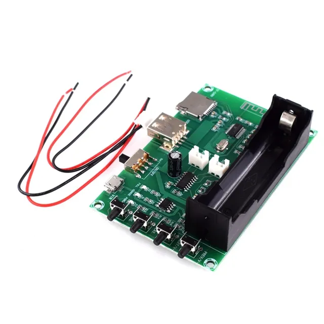 PAM8403 5W+5W Dual Channel Wireless Digital  Receiver Audio Stereo Amplifier Module With 18650 Charging Board DC 5V