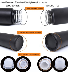 Botellas recargables de <span class=keywords><strong>desodorante</strong></span> <span class=keywords><strong>Roll</strong></span>-<span class=keywords><strong>On</strong></span> de vidrio de 30ml y 50ml para <span class=keywords><strong>desodorante</strong></span> natural <span class=keywords><strong>casero</strong></span> - Product Image 4