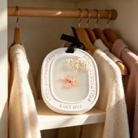 Diffuseur de parfum en pierre céramique personnalisée C & H Wholesale, réutilisable, en diatomite et gypse, pour la décoration de la maison, en forme de pendentif