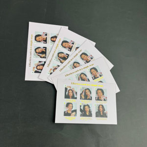 Carte de remerciement personnalisée avec instructions imprimées, carte insérée en papier couleur avec code QR et guide étape par étape pour l'emballage du produit - Product Image 5
