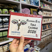 Calendrier personnalisé du Népal Bikram Sambat 2083, calendrier mural personnalisé avec les festivals locaux, service d'impression OEM