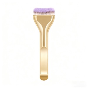 <span class=keywords><strong>Pinceau</strong></span> de maquillage individuel végétalien de qualité supérieure, OEM, logo personnalisé, <span class=keywords><strong>pinceau</strong></span> unique pour fond de teint et anticernes - Product Image 1