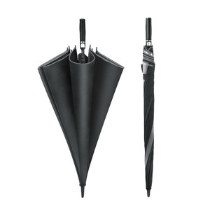 Parapluie de golf noir extra-large, lanière réfléchissante, sécurité <span class=keywords><strong>auto</strong></span>-golf, livraison gratuite, <span class=keywords><strong>2022</strong></span> - Product Image 6