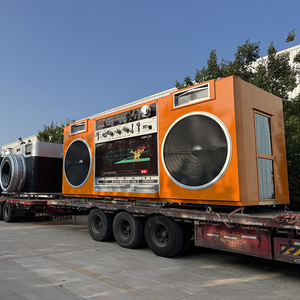 Cabine Luban, maison préfabriquée créative géante en forme de capsule radio, pour café, salon de thé au <span class=keywords><strong>lait</strong></span>, espace de villégiature - Product Image 5