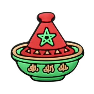 Accessoires décoratifs pour sabots et chaussures à trous, série Maroc, en PVC, pour chaussures de jardin et pantoufles à motifs de dessins animés, vente en gros - Product Image 6