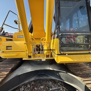Transport Gratuit Grande Machine de Terrassement d'Occasion Komatsu PC200 Excavatrice sur Chenilles 2017 Godet de 1,1 m Poids en Service de 22 Tonnes - Product Image 2