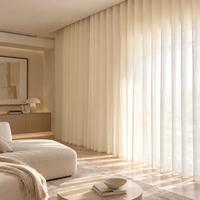 Rideaux occultants en gros, design moderne et luxueux, avec cantonnière brodée et voilage intelligent, pour la maison et le salon
