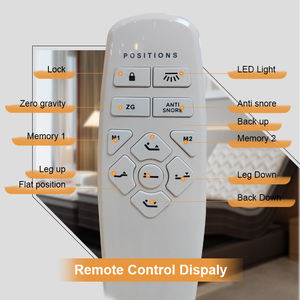 <span class=keywords><strong>ที่นอน</strong></span>อัจฉริยะพร้อมแอปมือถือและรีโมทคอนโทรลไร้สายผ้าไหมน้ำแข็งติดตั้งง่ายรับประกัน<span class=keywords><strong>5</strong></span>ปีมอเตอร์ okin - Product Image 4