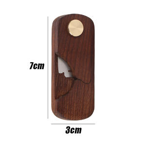 Nouvel accessoire de pâtisserie : Couteau à rainurer artistique pour la pâte, outil pour kit de <span class=keywords><strong>levain</strong></span>, lame à <span class=keywords><strong>pain</strong></span> rétractable en bois de chêne et de noyer - Product Image 2