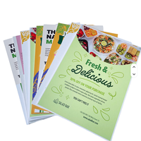 Conception personnalisée Service d'impression Brochure de prospectus Brochure Fiche de catalogue Manuel d'instructions Menu de restaurant Impression de produits en papier