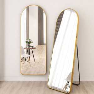 Pedido a granel, venta al por mayor, <span class=keywords><strong>precio</strong></span> de fábrica OEM, gran promoción, <span class=keywords><strong>espejo</strong></span> de arco de longitud completa, <span class=keywords><strong>espejo</strong></span> de pie para suelo - Product Image 5