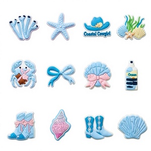 Customize Collection Unisex Pink Blue PVC Shoe Decorations Phone Case Charms Cartoonish Cute Ocean Starfish Vietnam Factory - Product Image 3