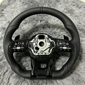 Volante de Cuero en Oferta para <span class=keywords><strong>Mercedes</strong></span> Benz AMG Clase C E S G W164 W166 W204 W205 W222 W253 W257 S320 S500 G500 G55 G63 - Product Image 5