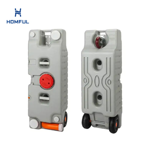 HOMFUL 75L Rodas Portáteis Motorhome Wastewater Transporter Tanque De Água De Armazenamento RV Acessórios RV Tanque De Esgoto - Product Image 1