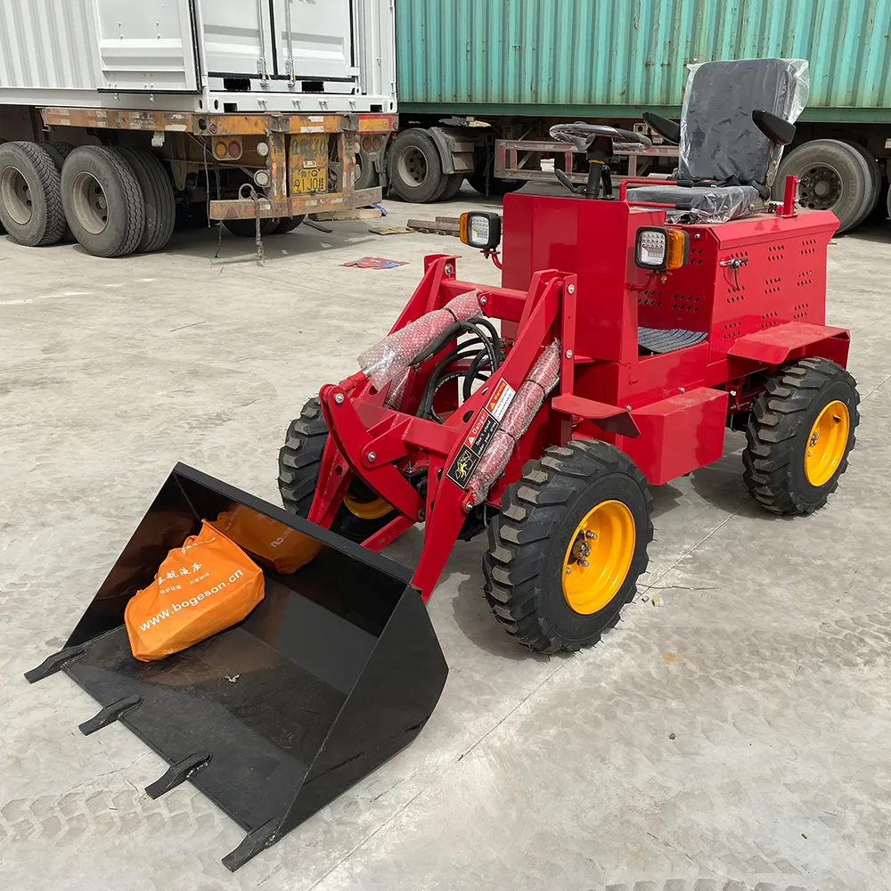 China Oem Manufacturer 500kg Electric Mini Wheel Loader Construction Machinery Heavy Equipment Wheel Loader