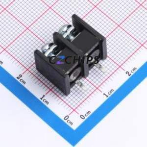 4DB-P108-02 Barrier Terminal Block Through hole Component (THT) Connector 8.26mm 1 2 20A - Product Image 2