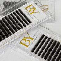 Extensions de cils inférieurs 0.05 J Curl Easy Fan Cashmere Noir Mat