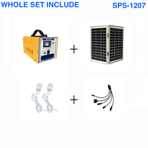 Năng Lượng Mặt Trời Hệ Thống Chiếu Sáng 12W 18V Xách Tay Năng Lượng Mặt Trời Ngoài Trời Máy Phát Điện Sao Lưu Điện Năng Lượng Mặt Trời Pin Di Động Trạm Điện Cho Cắm Trại Sử Dụng - Product Image 5