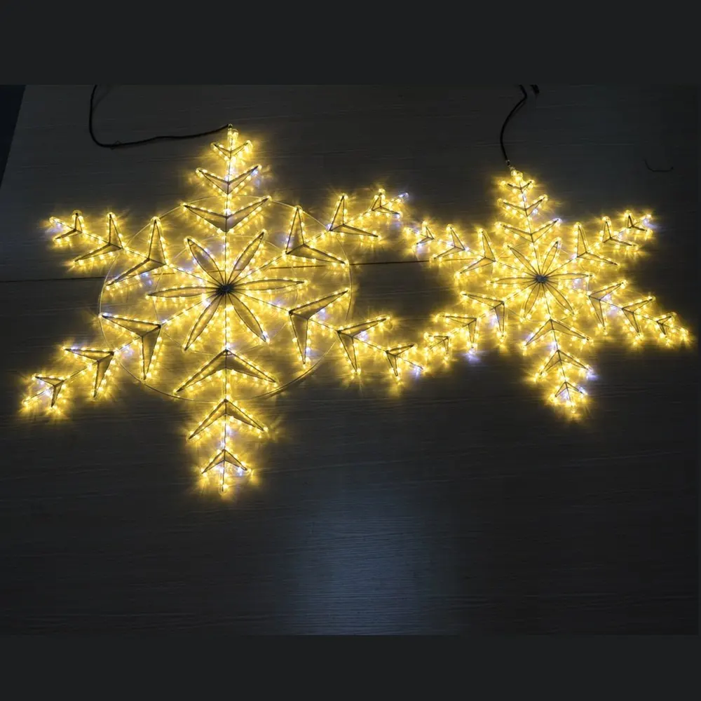 Giáng sinh/tổ chức sự kiện trang trí ngoài trời LED thắp sáng 2D bông tuyết
