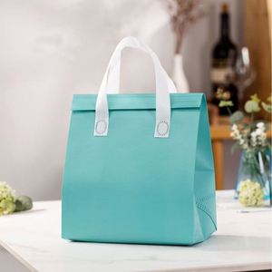 Thermal Delivery Bag Thermal Delivery Bag Aluminum Foil Takeaway Non-woven Bag Lunch Box Thermal Bag Non-woven Cooler Bag - Product Image 4