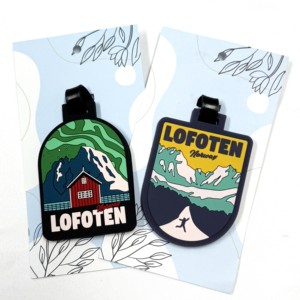 Maravillosa etiqueta de equipaje de goma de PVC personalizada y grabada en relieve para transportadores de viajes de mascotas Etiqueta de amigo peludo Adorable - Product Image 1