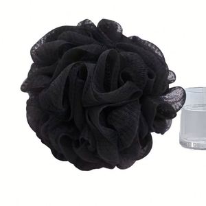 Esponja de Baño Ovalada Grande, Estilo Simple, con Toalla de Malla para Frotar y Bola de Baño Espumadora - Product Image 6