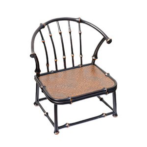 <b>Bamboo</b> Tea Chair Mini Handmade Childrens <b>Stool</b> With Backrest Eco Friendly Framework Structure For Kids And Adults - Product Image 5