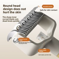 Brosse démêlante fine et légère pour poils d'animaux (chats, chiens)