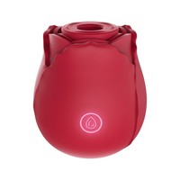 Fabrik-Großhandel Rosenförmiger Stark Stimulierender Lustvoller Saugender Masturbationsvibrator für Frauen Steckbar IPx6 Wasserdicht