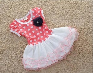 Girls Dot Vest Dress, Cake <b>Skirt</b> Dress - Product Image 5