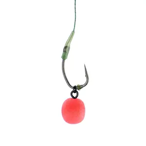 50 pièces par boîte <span class=keywords><strong>Hirisi</strong></span> Hameçons de pêche à la carpe enduits de PTFE avec hameçon micro-barbelé en acier à haute teneur en carbone Accessoires de pêche 8029 - Product Image 4