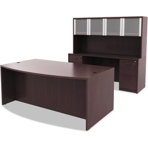 Archivador con pedestal completo de la serie Alera Valencia con 2 cajones para documentos tamaño legal/estándar, color espresso, 15.63 x 20.5 pulgadas, archivador metálico - Product Image 4