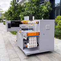Imprimante d'étiquettes UV, machine d'impression d'autocollants couleur personnalisée, découpe numérique d'étiquettes en rouleau, laminage, refendage automatique