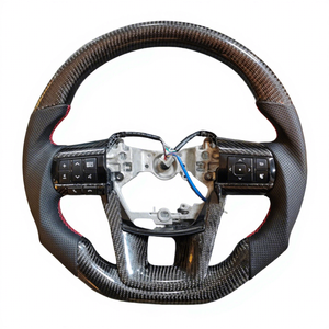 <span class=keywords><strong>Volant</strong></span> en Fibre de Carbone Personnalisé pour Toyota Hilux Revo Fortuner 2011-2018 Innova GR Sport Racing - Product Image 4